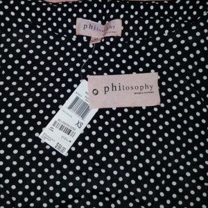 Philosophy XS Polka Dot Top